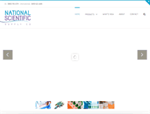 Tablet Screenshot of nat-sci.com